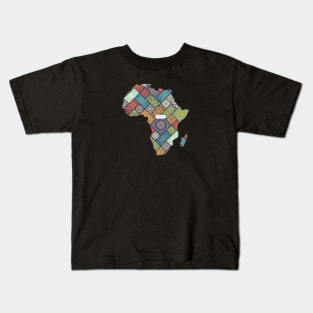 Africa Map Kids T-Shirt